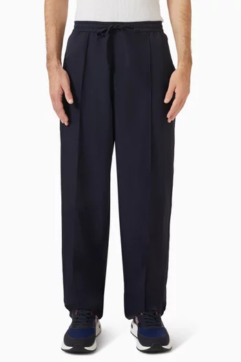 Logo Straight-leg Sweatpants in Jersey