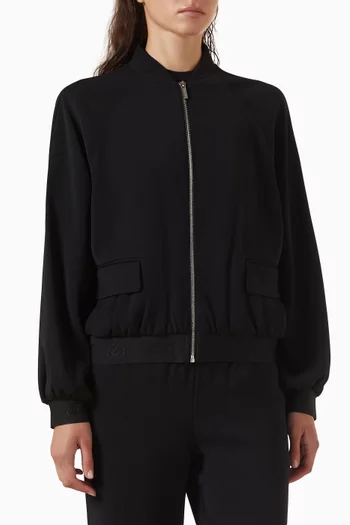 Blouson Jacket in Recycled Technical Twill