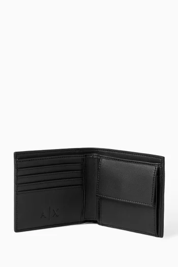 Atlanta Bi-fold Wallet in Faux Leather