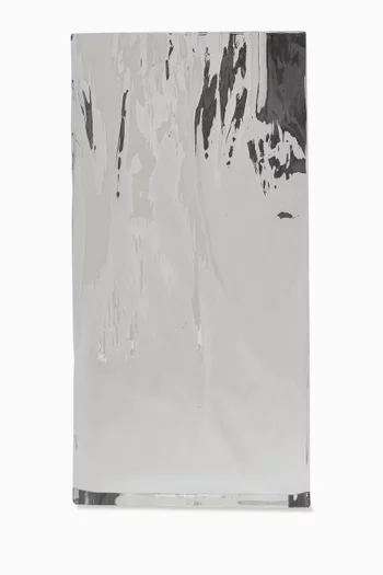 مزهرية بتصميم ثلج مجروش أكريليك