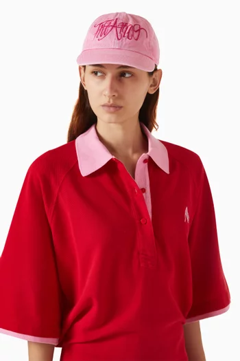 Embroidered Logo Cap in Canvas