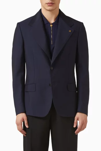 Formal Blazer in Virgin Wool