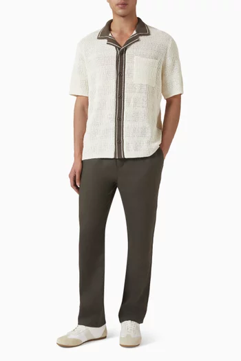 Sapercy Knit Shirt in Organic Cotton-blend