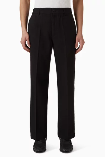 Bayham Relaxed Fit Pants in Linen & Cotton