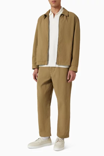 Eldon Jacket in Crinkle Cotton & Linen