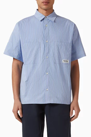 Vertical Stripe Shirt in Cotton