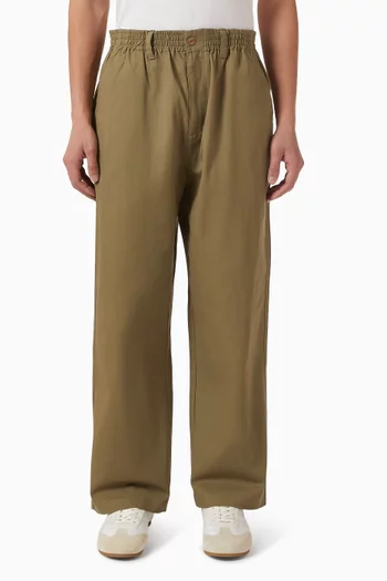 Wide Leg Pants in Cotton
