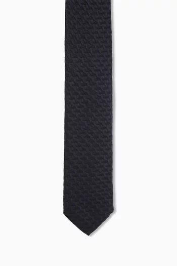 Woven Jacquard Tie in Silk