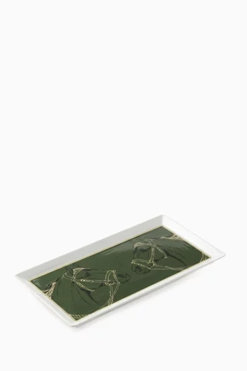 Fares Rectangular Platter in Porcelain