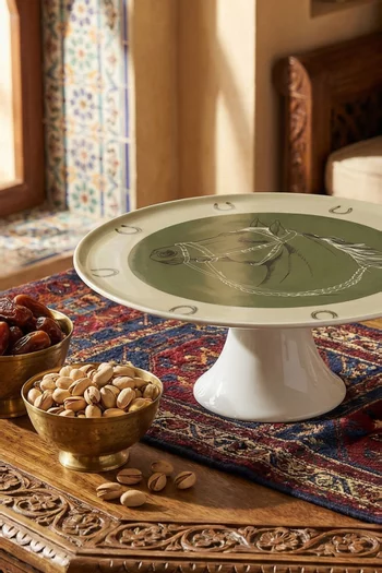 Fares Cake Stand in Porcelain