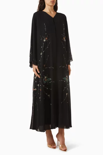 Embellished Abaya in Chiffon