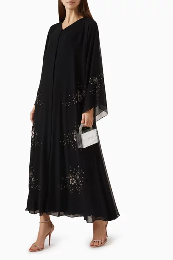 Embellished Abaya in Chiffon