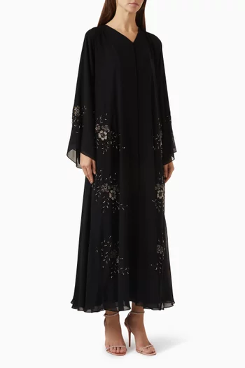 Embellished Abaya in Chiffon
