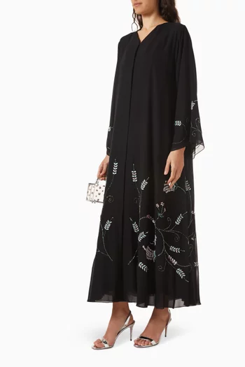 Embellished Abaya in Chiffon