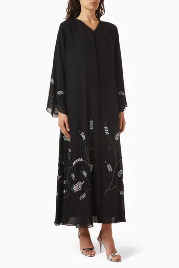 Embellished Abaya in Chiffon