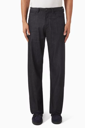 Wide-leg Pants in Denim