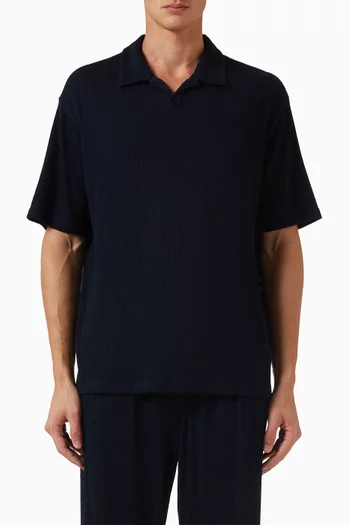Polo T-shirt in Viscose-blend