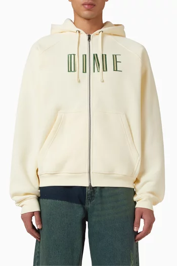 Blocks Zip Hoodie in French Terry