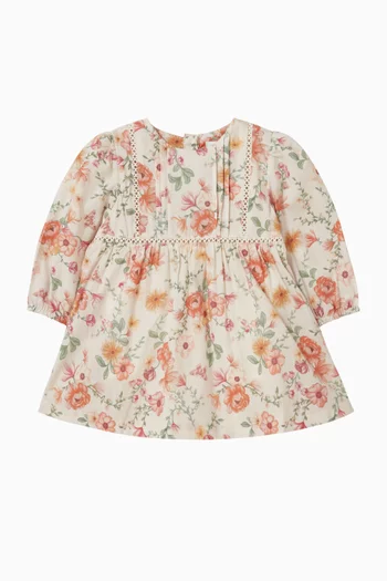 Baby Girl Emmy Organic Overlay Dress in Cotton
