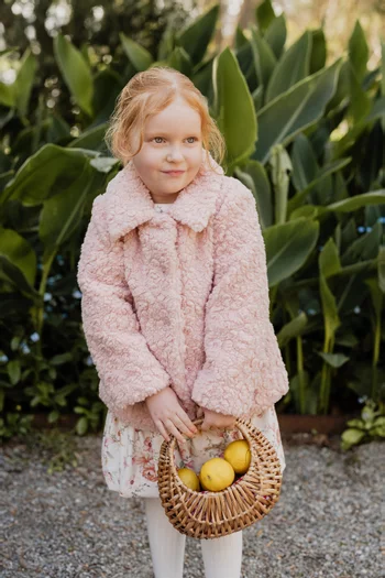 Junior Girl Emmy Jacket in Sherpa