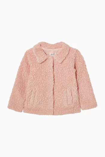 Junior Girl Emmy Jacket in Sherpa