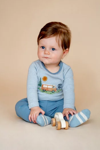 Alvin Organic Stripe Bodysuit