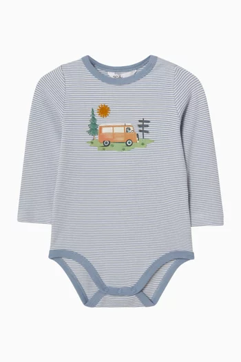 Alvin Organic Stripe Bodysuit