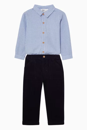 Jake Check Shirt Bodysuit