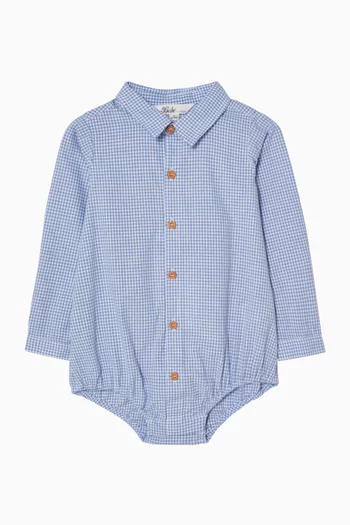 Jake Check Shirt Bodysuit