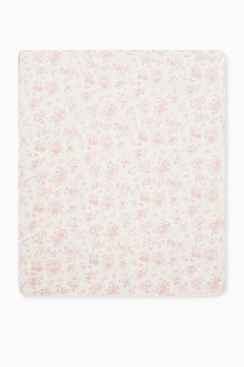Fern Birds Blanket in Organic Cotton