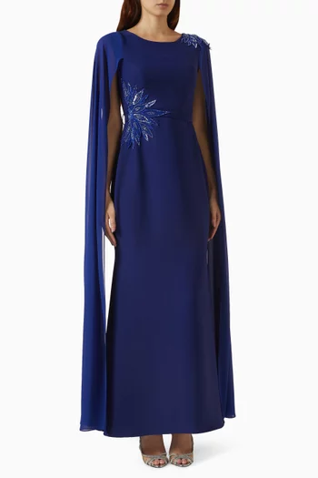 Floral Embellished Maxi Dress