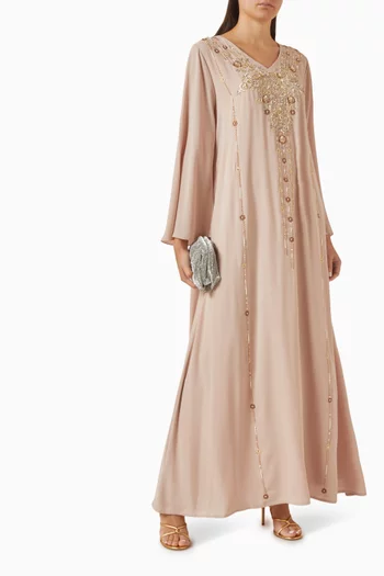 Floral Embellished Kaftan