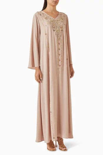 Floral Embellished Kaftan