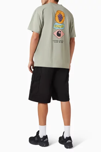 Stacked Grapes T-shirt in Organic Cotton