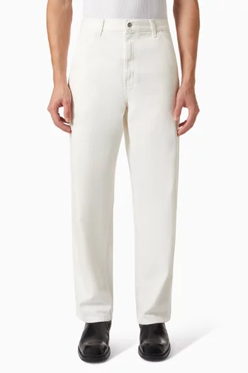 Single Knee Pants in Denim