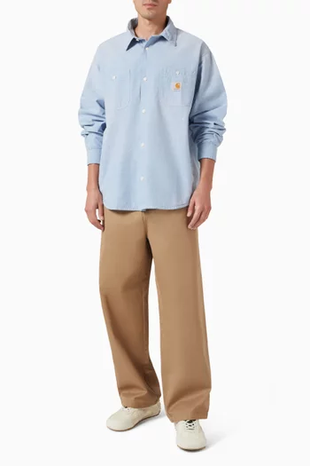 Painter Shirt in Cotton Chambray