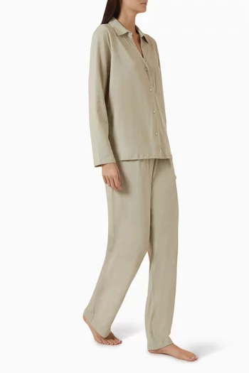 Long PJ Set in Organic Pima Cotton