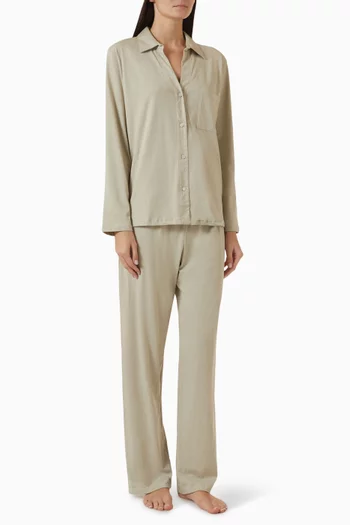 Long PJ Set in Organic Pima Cotton