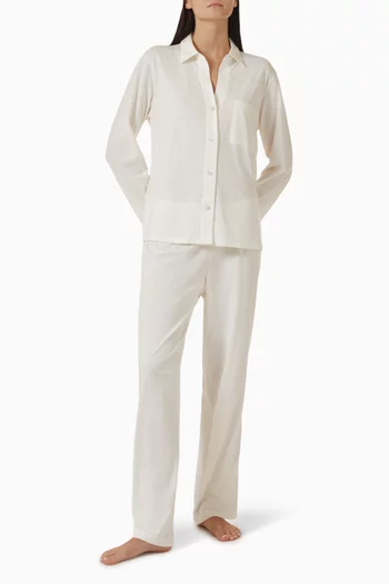 Long PJ Set in Organic Pima Cotton