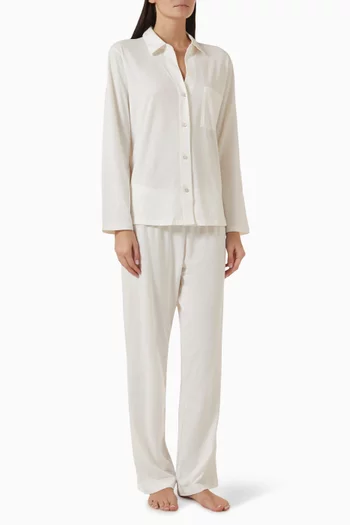 Long PJ Set in Organic Pima Cotton