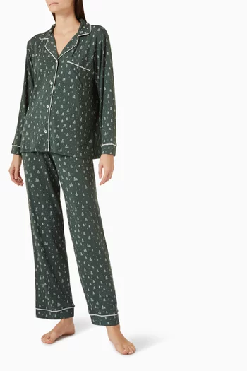 Gisele Printed Long Pyjama Set in TENCEL™ Modal