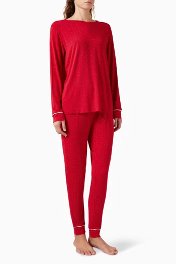 Gisele Printed Pyjama Set in TENCEL™ Modal