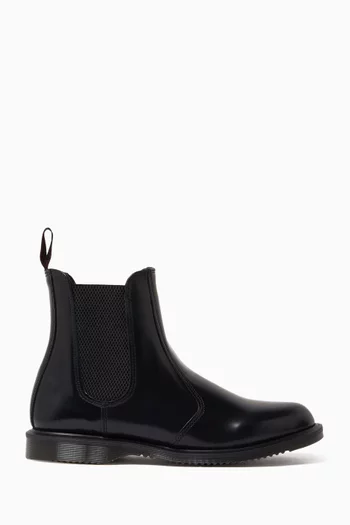 Flora Chelsea Boots in Leather
