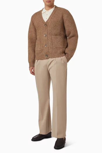 ierre Pleated Tailored Pants