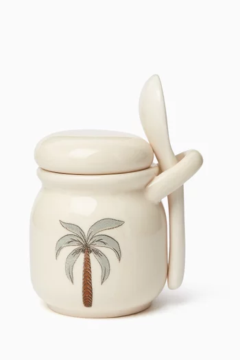 Palmas Mamey Jar in Ceramic