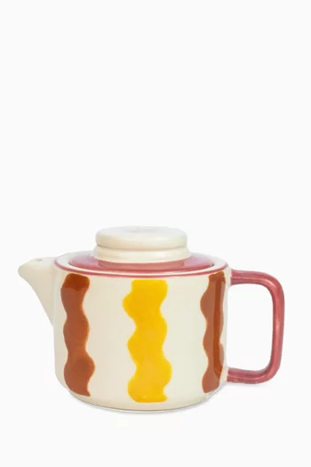 Caracoles Fresa Mt Teapot in Ceramic