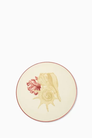 Caracoles Fresa Mt Dessert Plate in Ceramic