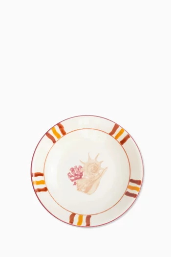 Caracoles Fresa Mt Deep Dish in Ceramic