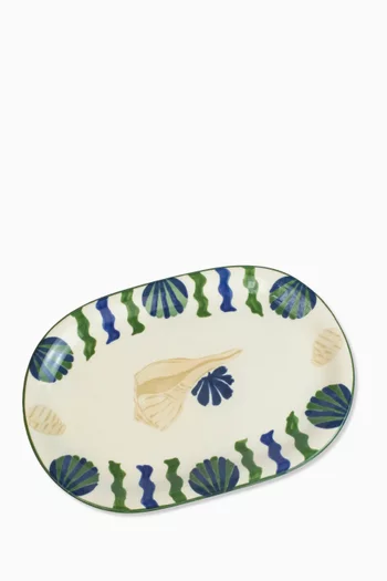 Caracoles VP- AC Oval Platter in Ceramic