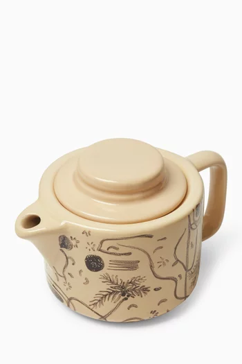 Trazos Sicilia Teapot in Ceramic